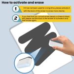 Magnetisches Whiteboard mit Nano-Mikrokapseln zum Zeichnen und Schreiben, A3 20 Inches, A4 16 Inches, A5 11 Inches – Bild 4