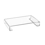 Aufbewahrungsregal für Schminktische mit Tablettbasis aus Acryl, 1pc, 2pcs
