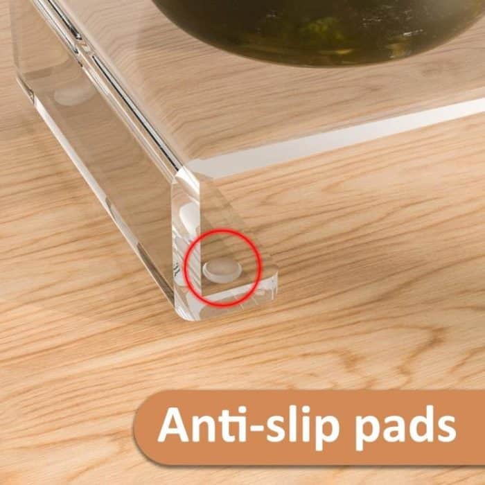 Aufbewahrungsregal für Schminktische mit Tablettbasis aus Acryl, 1pc, 2pcs – Bild 4