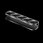 Desktop-Aufbewahrungsregal aus Acryl mit kleinem Flaschenständer