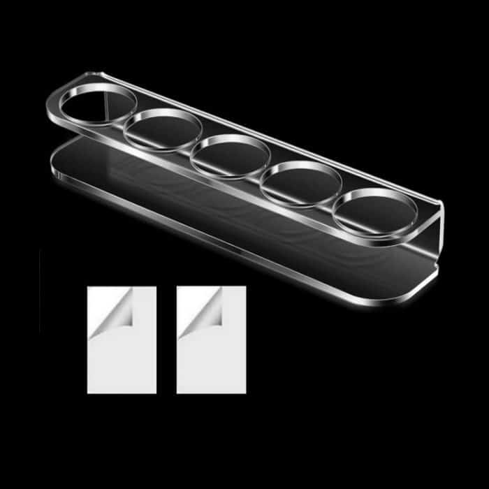 Desktop-Aufbewahrungsregal aus Acryl mit kleinem Flaschenständer – Bild 2