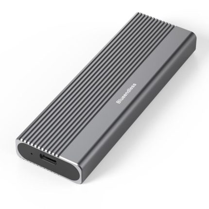 Blueendless 2818SN M.2 Nvme / Sata Dual-Protokoll Mobile Festplattenbox, with Type-C to USB-A Cable, with 2-in-1 Cable