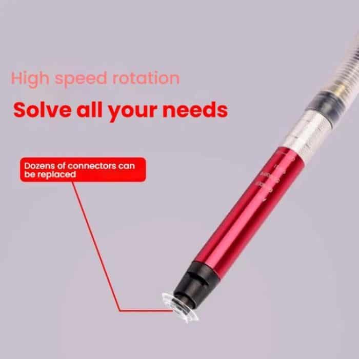 Hochgeschwindigkeits-Luftmikro-Stabschleifer-Kits Druckluftwerkzeug Kleiner Gravierstift Druckluft-Polierwerkzeuge, 17 In 1 – Bild 7