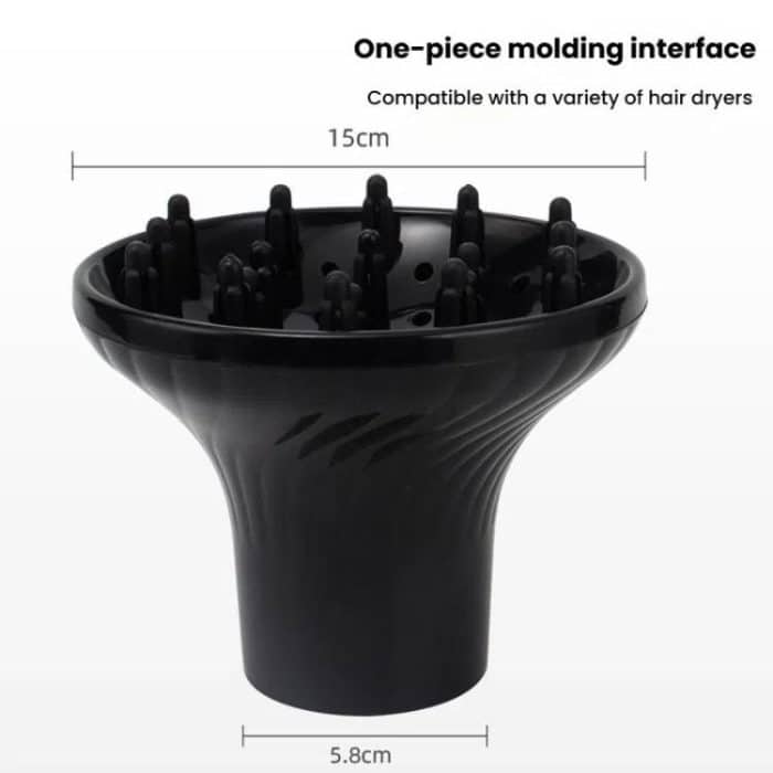 Haartrockner-Diffusor, Friseursalon-Styling, Haartrockner-Abdeckung, Lockenwickler, große Windhaube – Bild 3