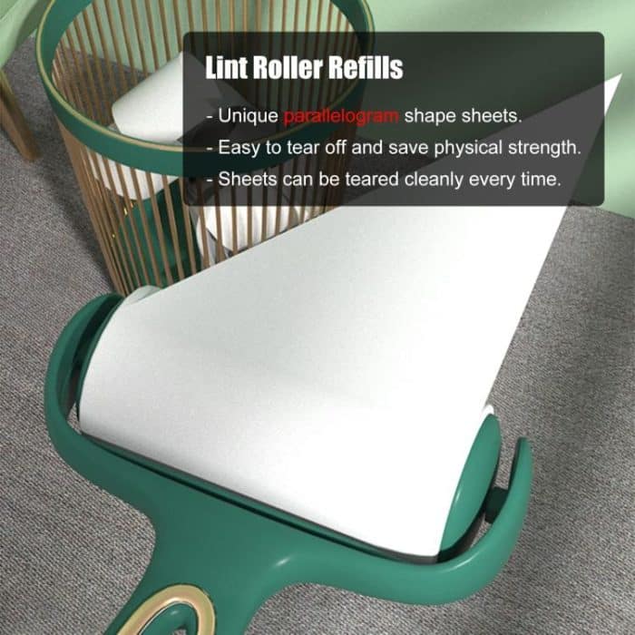 Fusselrolle, abreißbare Bürste zur Entfernung von Tierhaaren mit 3 Nachfüllungen – Bild 5
