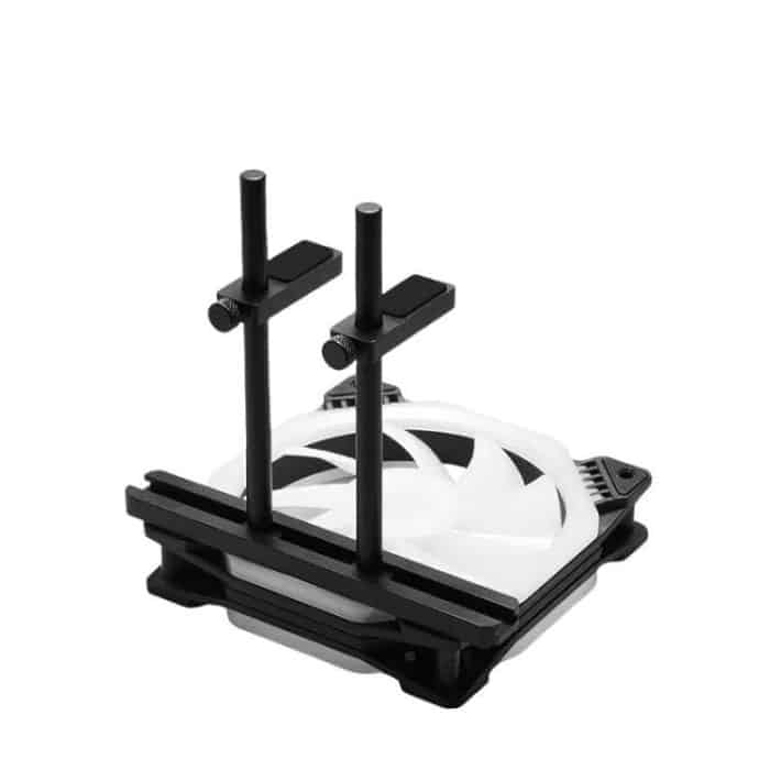 FinalCool Aluminiumlegierung Einstellbare Grafikkartenhalterung Chassis Lüfterposition Grafikhalter Unterstützung, 8cm Black, 8cm Silver, 12cm Black, 12cm Silver – Bild 3