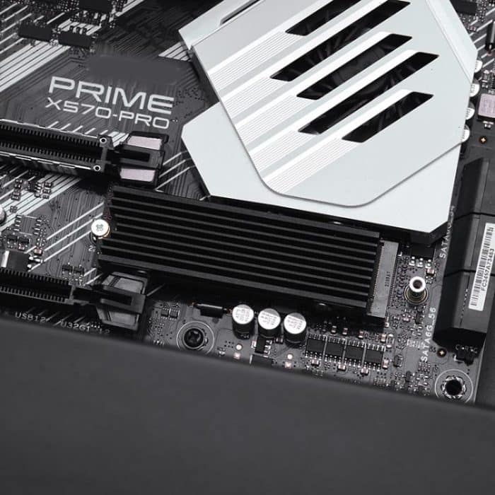 FinalCool M.2 2280 NVME SSD Kühler Aluminium Kühlkörper für Desktop PC PS5, M.2 2280 Black, M.2 2280 Silver, M.2 2280 Red – Bild 3