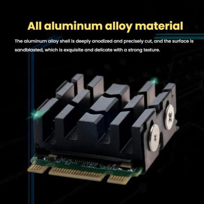 FinalCool M.2 2230 SSD Kühlkörper Aluminium Solid Disk Drive Kühler, M.2 2230 Black – Bild 3