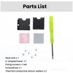 FinalCool M.2 2230 SSD Kühlkörper Aluminium Solid Disk Drive Kühler, M.2 2230 Black – Bild 6