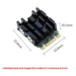FinalCool M.2 2230 SSD Kühlkörper Aluminium Solid Disk Drive Kühler, M.2 2230 Black – Bild 7