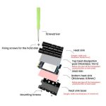 FinalCool M.2 2242 SSD Solid State Drive Kühlkörper Aluminiumkühler, M.2 2242 Black – Bild 7