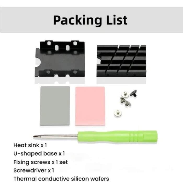 FinalCool M.2 2242 SSD Solid State Drive Kühlkörper Aluminiumkühler, M.2 2242 Black – Bild 9