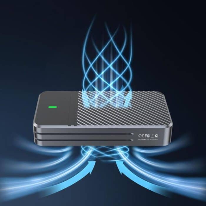 JEYI mSATA zu USB 3.1 Typ-C 6Gbps SSD Gehäuse Adapter Fall Aluminium Externe SSD Fall – Bild 6