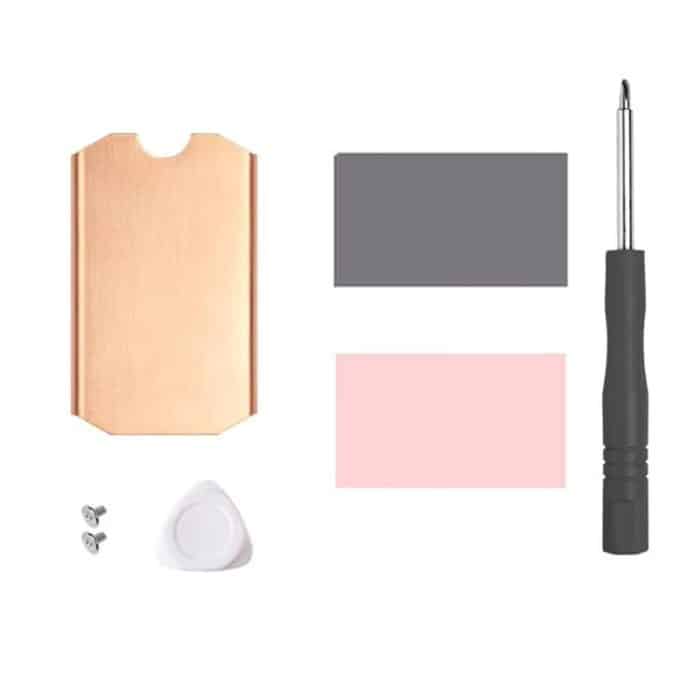 TBD0605829101.jpg SSD-Kühlkörper aus reinem Kupfer für Spielekonsolen/Laptops/Mini-Hosts, FinalCool M.2 2242, FinalCool M.2 2280 – Bild 1