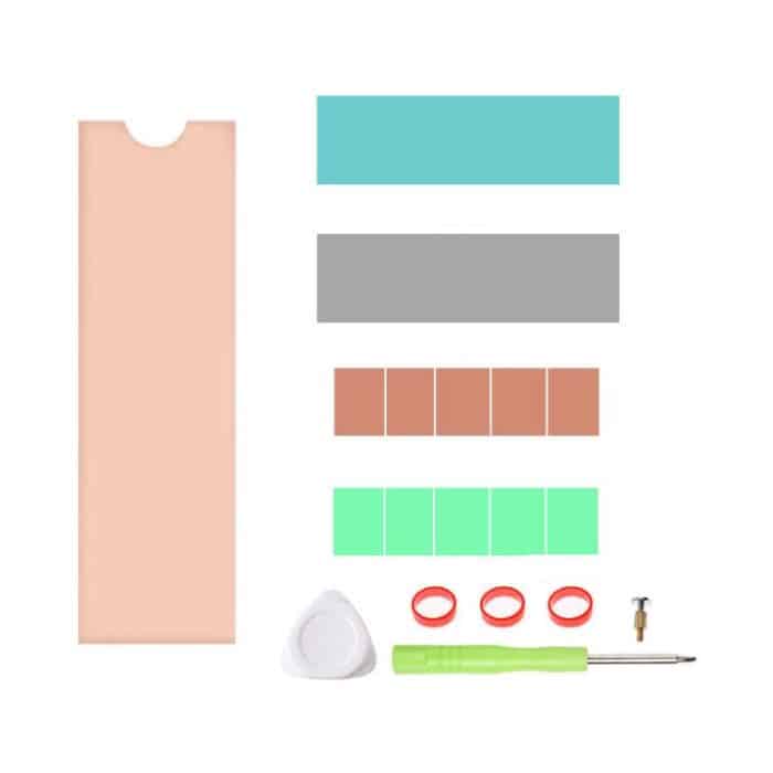 M.2 2280 NVME SSD-Kühlkörper aus reinem Kupfer für Laptops/PCs, JEYI  icopper-One, JEYI  icopper-3 – Bild 1