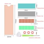 M.2 2280 NVME SSD-Kühlkörper aus reinem Kupfer für Laptops/PCs, JEYI  icopper-One, JEYI  icopper-3 – Bild 7