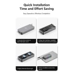 Blueendless M.2 Nvme SSD Box 40Gbps Festplattenleser, USB4 Box, USB4 Box with RGB Lights + Fan – Bild 7