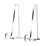 Acryl-Fotorahmen, Buch-, Bild- und Tellerständer, 1set, 2sets