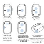 Cheerdots 2 Smart Magnetic Split Air Mouse Kabelloses Laden Bluetooth Dual Mode Maus, Black Basic, Dark Grey Basic, Black Recording, Dark Grey Recording – Bild 11