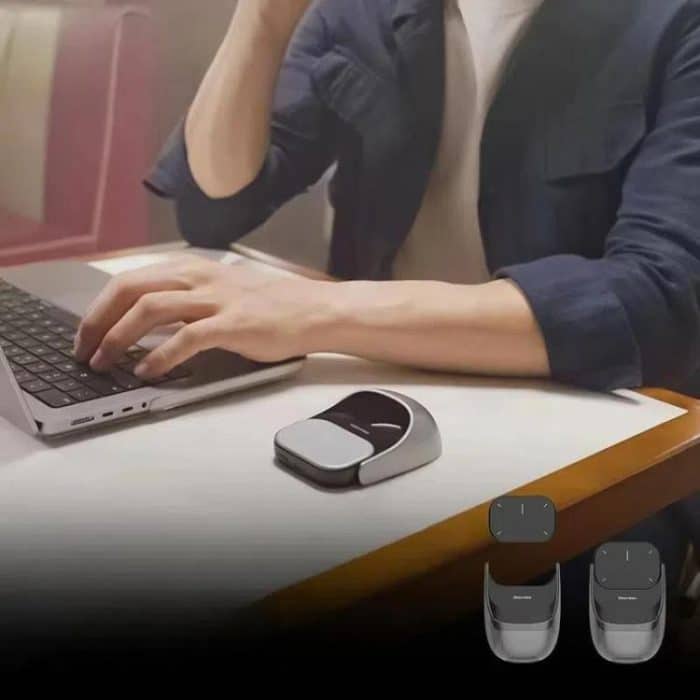 Cheerdots 2 Smart Magnetic Split Air Mouse Kabelloses Laden Bluetooth Dual Mode Maus, Black Basic, Dark Grey Basic, Black Recording, Dark Grey Recording – Bild 12