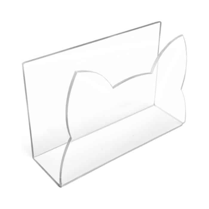 TBD0605837201A.jpg Katzenförmiger Briefumschlagständer aus Acryl zum Sortieren von Post auf dem Schreibtisch, YX155 – Bild 1