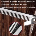 Haarschneidescheren-Set aus Edelstahl, Haarschneidewerkzeuge, 8-in-1, 9-in-1, 10-in-1, 8-in-1 Half-gold, 9-in-1 Half-gold, 10-in-1 Half-gold, 8-in-1 Black Gold, 9-in-1 Black Gold, 10-in-1 Black Gold – Bild 6