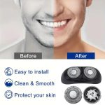 Für FLYCO Rasierapparat FS890 891 892 FS893 Ersatzklingenkopf Zubehör, 2pcs Blades+Nets, Head Cover, Blade Holder, Head Cover+Blade Holder, Whole Head, Center Holder Card, 2pcs Axle Caps + Springs – Bild 6