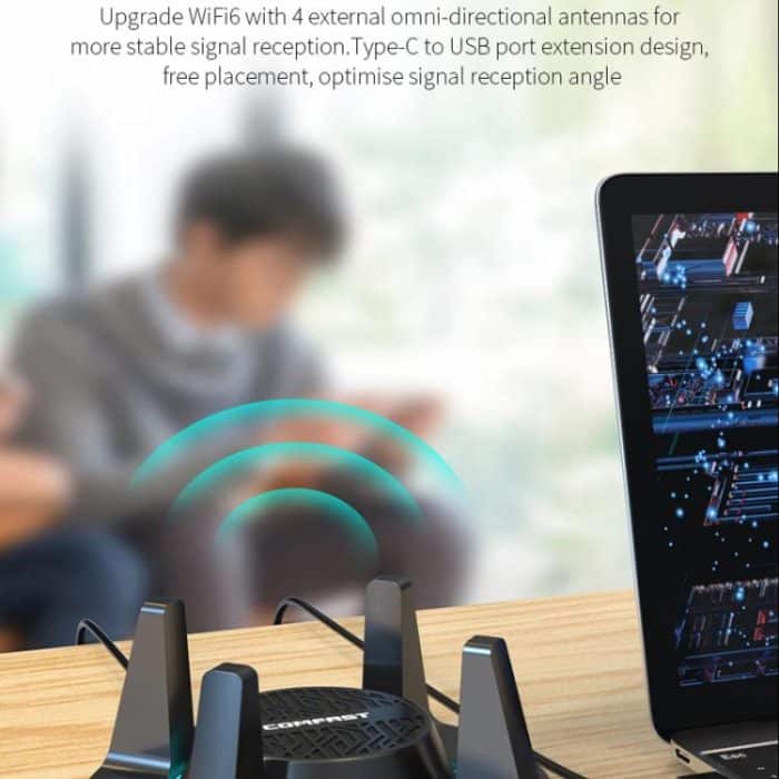 COMFAST CF-947AX 2,4G & 5,8G 900Mbps WiFi6 Bluetooth-Netzwerkkarte – Bild 6