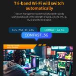 COMFAST CF-987BE Tri-Band 6500Mbps WiFi7 USB 3.0 Drahtloser Netzwerkadapter – Bild 4