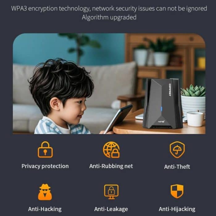 COMFAST CF-987BE Tri-Band 6500Mbps WiFi7 USB 3.0 Drahtloser Netzwerkadapter – Bild 10