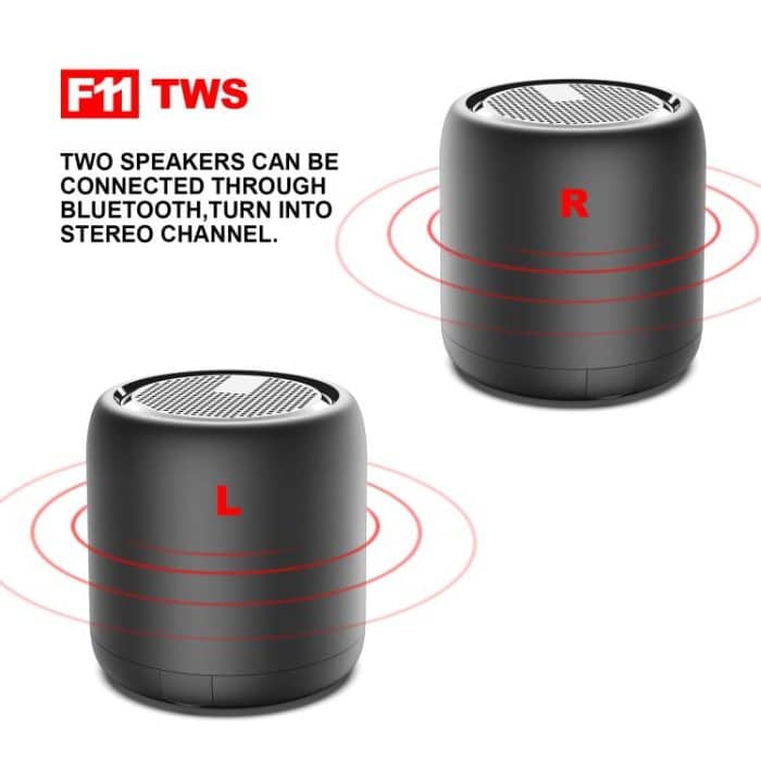 TWS Bluetooth Speaker IPX4 Waterproof Rechargeable Portable Mini Subwoofer Music Player – Bild 4
