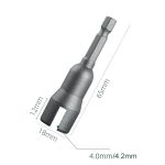 Open Socket Wrench Slotted 65mm Power Wing Butterfly Nut Socket, 4mm, 4.2mm – Bild 3