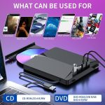 USB3.0 / Type-C External Removable Optical Drive DVD / CD Multi-Interface Writer, XD013 – Bild 4