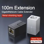 Mindpure AD043 2pcs Network Cable Pair Connector Extender Adapter RJ45 Network Gigabit Dual Pass-through Broadband Crystal Heads, AD043 – Bild 2