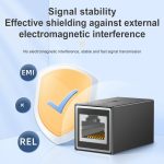 Mindpure AD043 2pcs Network Cable Pair Connector Extender Adapter RJ45 Network Gigabit Dual Pass-through Broadband Crystal Heads, AD043 – Bild 7