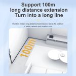 Mindpure AD043 2pcs Network Cable Pair Connector Extender Adapter RJ45 Network Gigabit Dual Pass-through Broadband Crystal Heads, AD043 – Bild 9