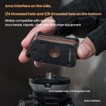 PGYTECH Camera Arca Quick Release Mount V2 Interface Tripod Accessory, Set, Base Only, Quick Release Plate – Bild 5