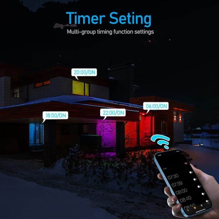 Tuya Bluetooth Smart Ceiling Lamp Round Recessed RGBCW Color Changing Dimmable Ceiling Light, Tuya Bluetooth 10W 85-265V – Bild 7