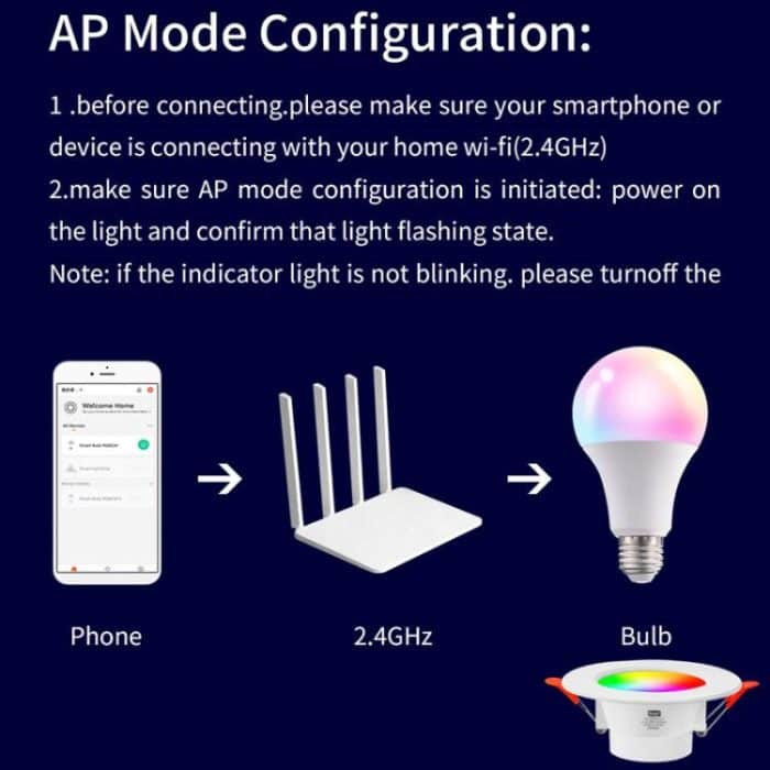 Tuya Bluetooth Smart Ceiling Lamp Round Recessed RGBCW Color Changing Dimmable Ceiling Light, Tuya Bluetooth 10W 85-265V – Bild 9