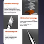 MaAnt WASP936 Universal Flying Wire Soldering Iron Tip Lead-Free Soldering Tip, SK, IS, I – Bild 6