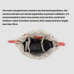 PGYTECH OneGo SLR Camera Waterproof Drawstring Bag, White, Green, Black, Pink, Yellow – Bild 3