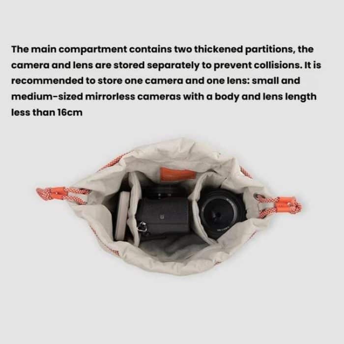 PGYTECH OneGo SLR Camera Waterproof Drawstring Bag, White, Green, Black, Pink, Yellow – Bild 3