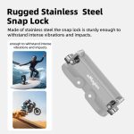 aMagisn Mini Quick Release Mount for Sports Cameras, 2-claw Base+1/4 Inch Cover, 2-claw Base+3-claw Cover, 1/4 Inch Base + 1/4 Inch Cover, 1/4 Inch Base+3-claw Cover, 2-claw Main Body, 1/4 Inch Main Body, 1/4 Upper Cover, 3-claw Upper Cover – Bild 7