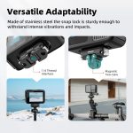 aMagisn Mini Quick Release Mount for Sports Cameras, 2-claw Base+1/4 Inch Cover, 2-claw Base+3-claw Cover, 1/4 Inch Base + 1/4 Inch Cover, 1/4 Inch Base+3-claw Cover, 2-claw Main Body, 1/4 Inch Main Body, 1/4 Upper Cover, 3-claw Upper Cover – Bild 8
