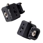 XILETU Stativschraube Lochadapter mit Kaltschuh 3/8 Zoll 1/4 Zoll Gewindelöcher ARRI Positionierungsloch – Bild 2