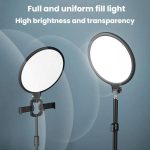 Live Streaming Fill Light LED Photography Lamp Mobile Phone Eye Protection Soft Light Selfie Lamp, 8inch（Black）, 10inch（Black）, 10inch（White）, 12inch（Black） – Bild 3