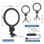 Live Streaming Fill Light Selfie Desktop Photography Light Laptop Clamp Fill Lamp Set – Bild 3