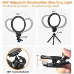 Live Streaming Fill Light Selfie Desktop Photography Light Laptop Clamp Fill Lamp Set – Bild 4