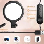 Live Streaming Fill Light Selfie Desktop Photography Light Laptop Clamp Fill Lamp Set – Bild 6