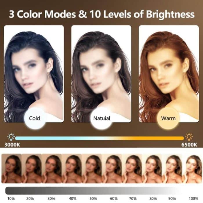 Live Streaming Fill Light Selfie Desktop Photography Light Laptop Clamp Fill Lamp Set – Bild 7